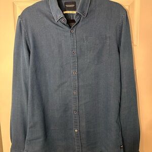 Scotch & Soda Denim Blue Casual Shirt